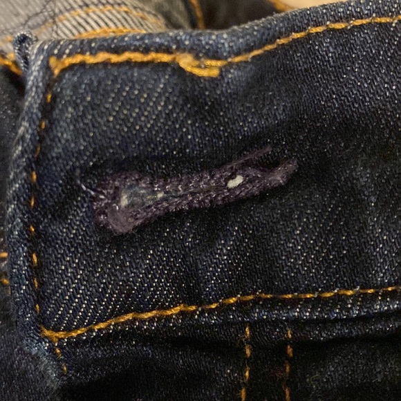 AG Adriano Goldschmied Tomboy Crop Straight Jeans Dark Blue 29 No distressing! - Picture 9 of 14